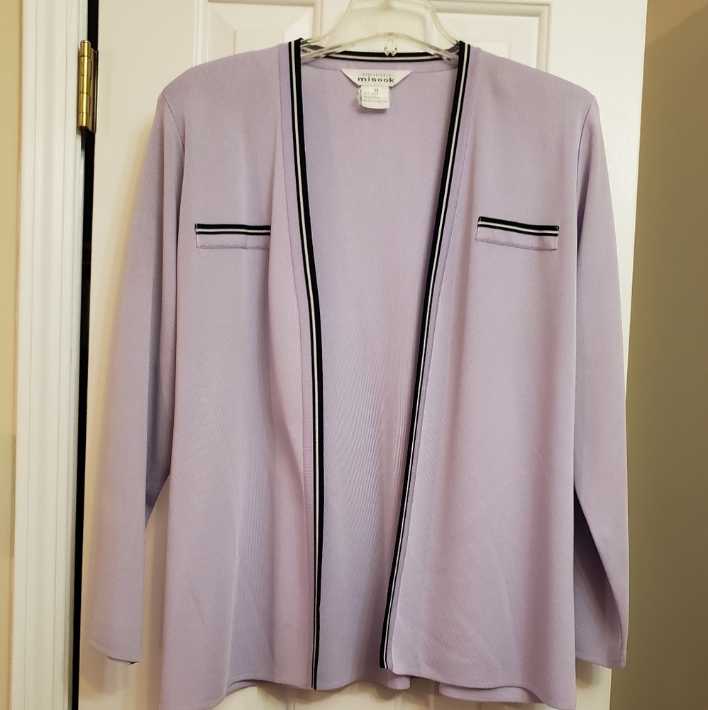 Lilac cardigan tank set